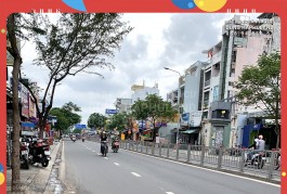 GV. KS 30P, TN tới 300 triệu/th. Nhà 165m2, ngang 8M, 6T, đường 12M. Gần MT Nguyễn Oanh.